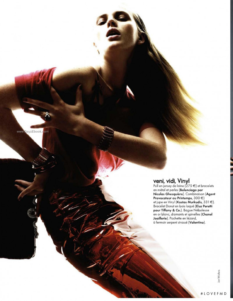 Anne Vyalitsyna featured in Red Dingue du Pink, December 2009