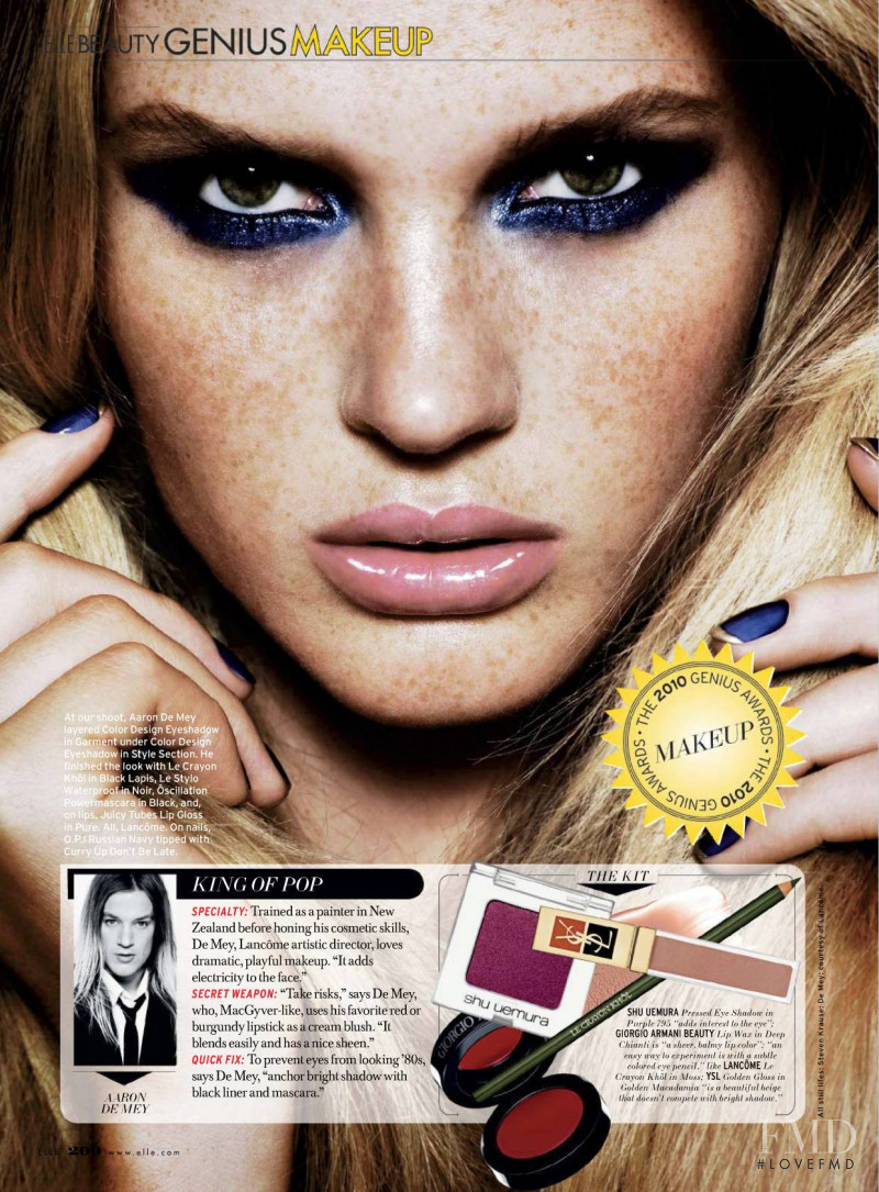 Anne Vyalitsyna featured in Beauty, April 2010