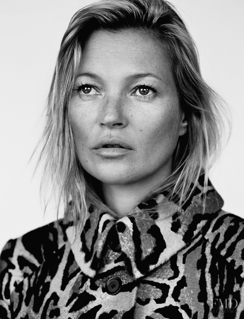 Kate Moss featured in Women, February 2018