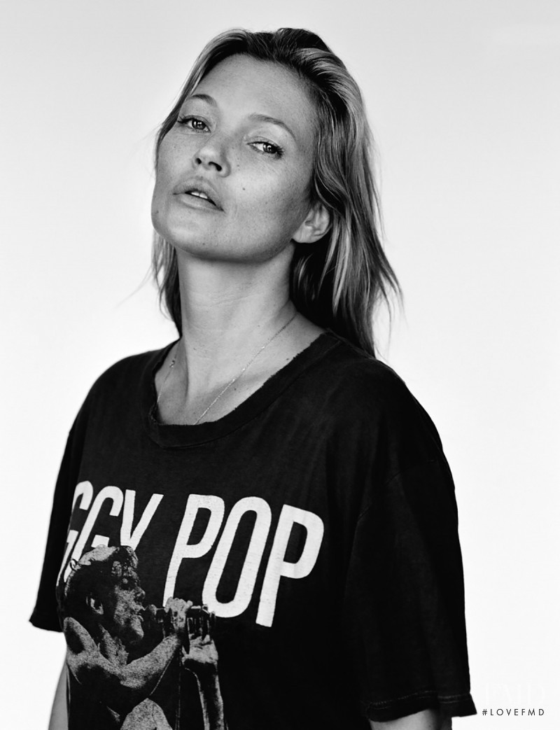 Kate Moss featured in Women, February 2018