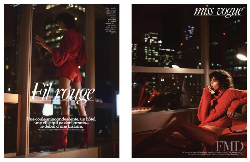 Mica Arganaraz featured in Fil Rouge, February 2018