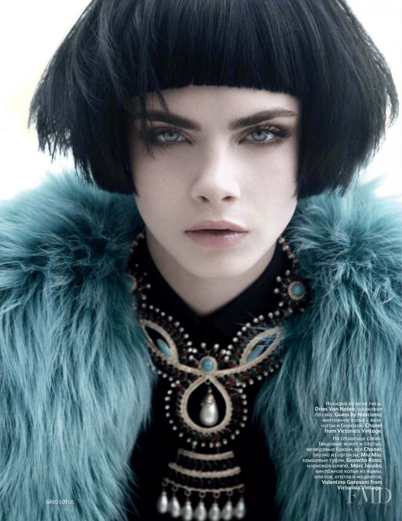 Cara Delevingne featured in The Thin Border, August 2012