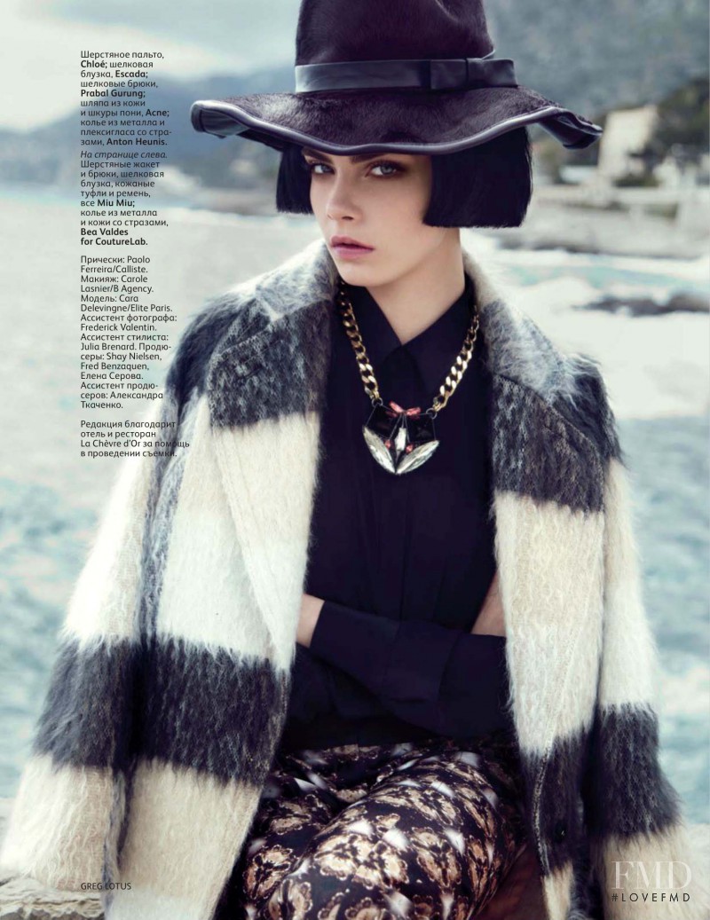 Cara Delevingne featured in The Thin Border, August 2012