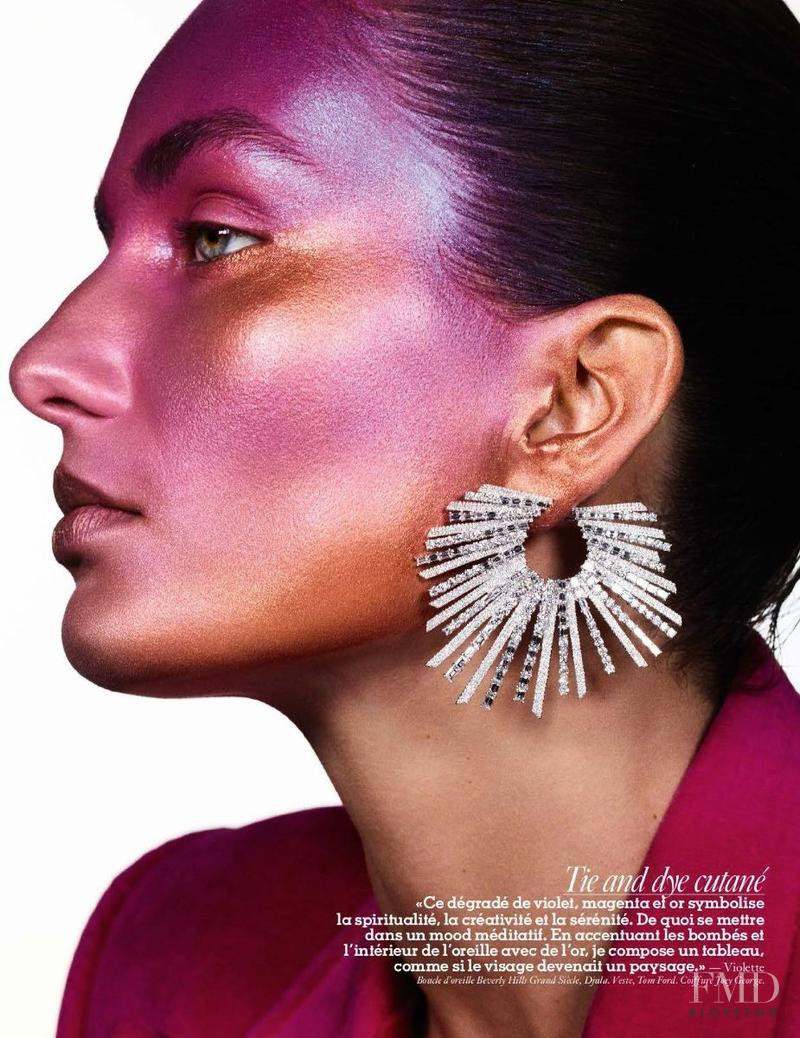 Andreea Diaconu featured in Hyper pigmentation, February 2018