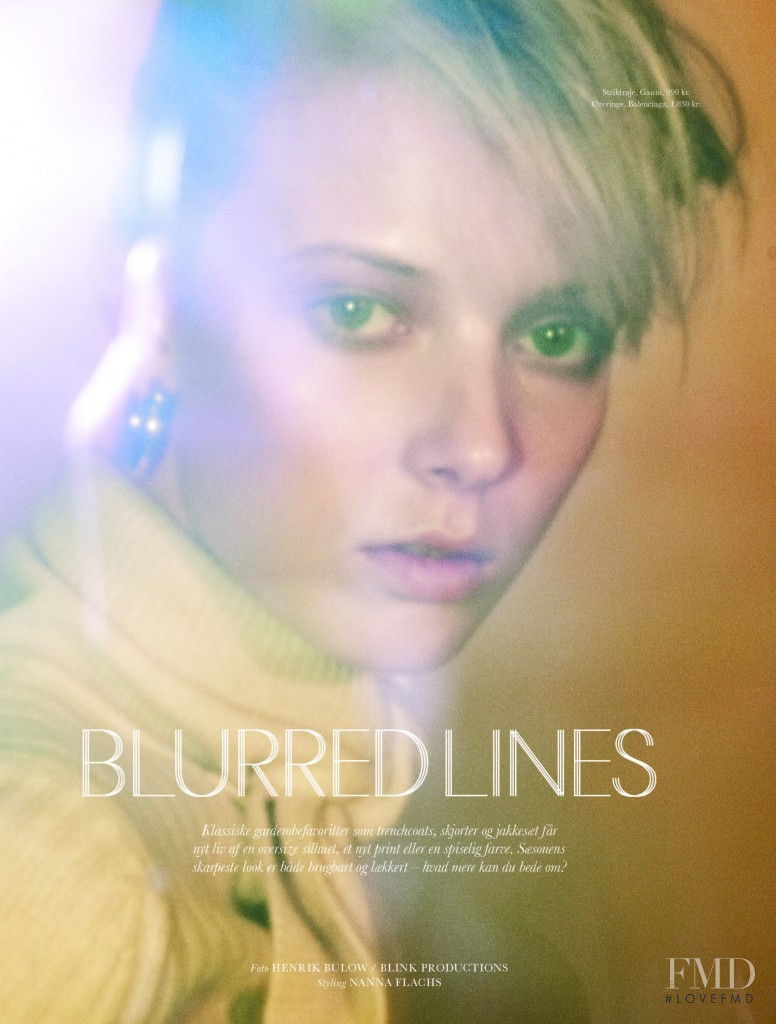 Ulrikke Hoyer featured in Blurred Lines, March 2017