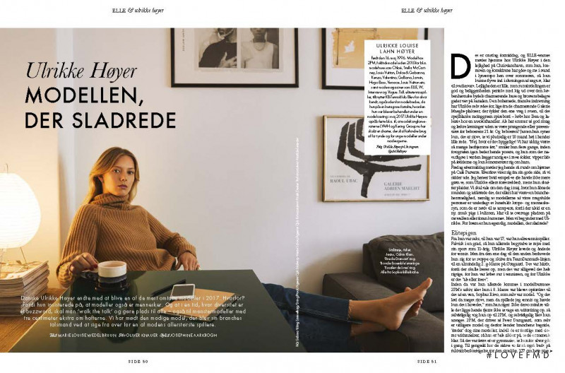 Ulrikke Hoyer featured in Ulrikke Hoyer: Model, That Gossips, January 2018
