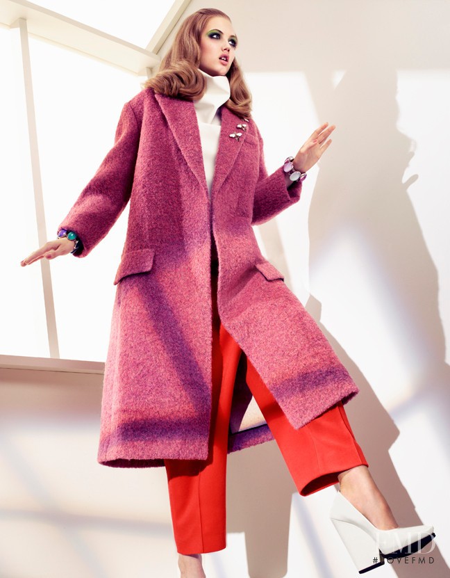 Lindsey Wixson featured in Working On Her Colors, August 2012