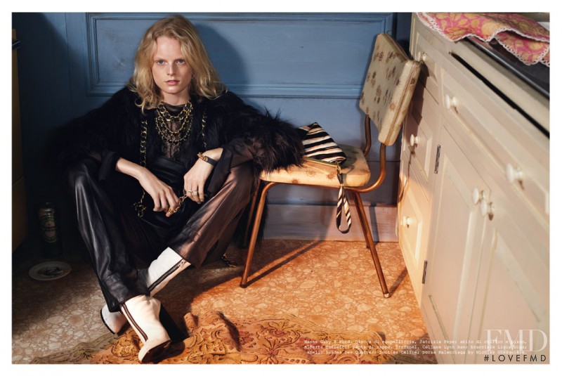 Hanne Gaby Odiele featured in All Dressed Up With Nowhere To Go, August 2012