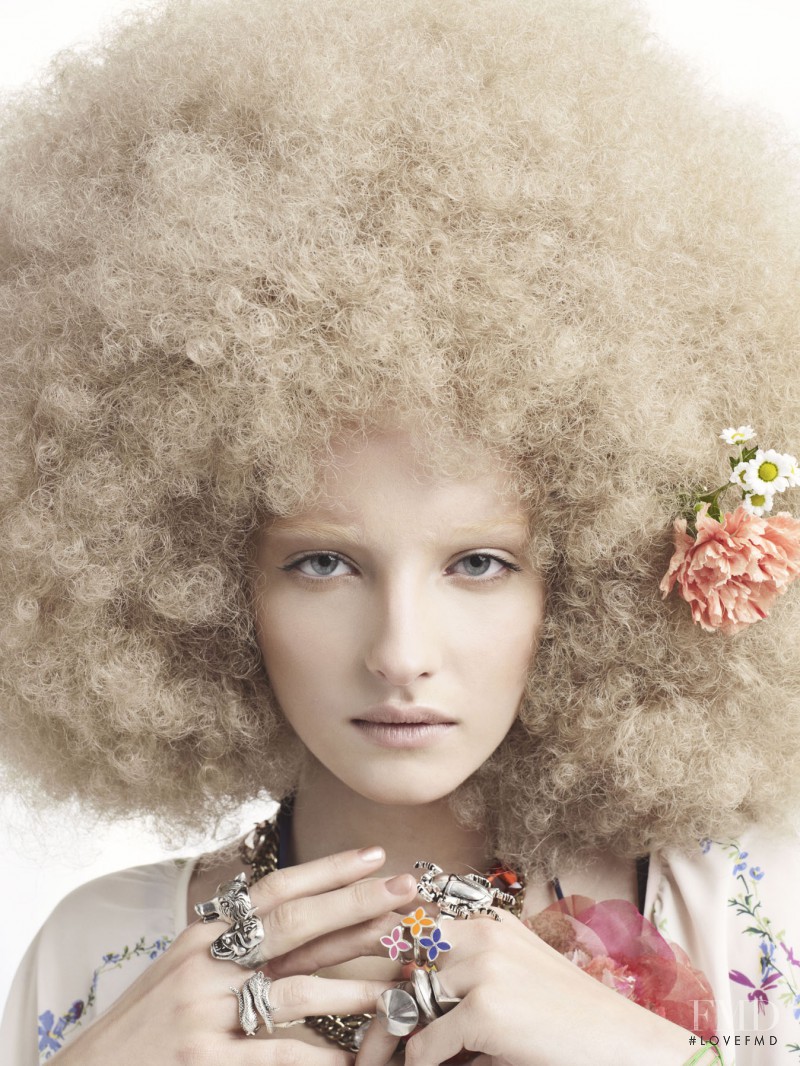 Amanda Norgaard featured in Flower Power, May 2010