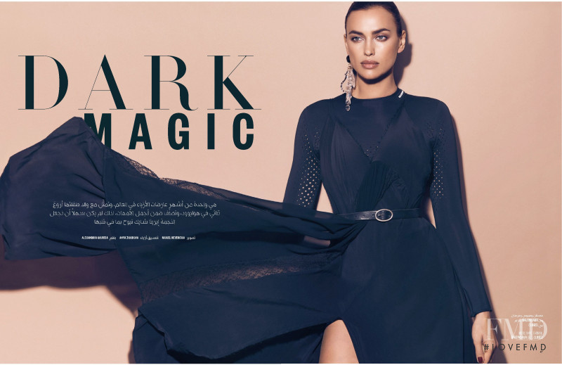 Irina Shayk featured in Dark Magic, February 2018