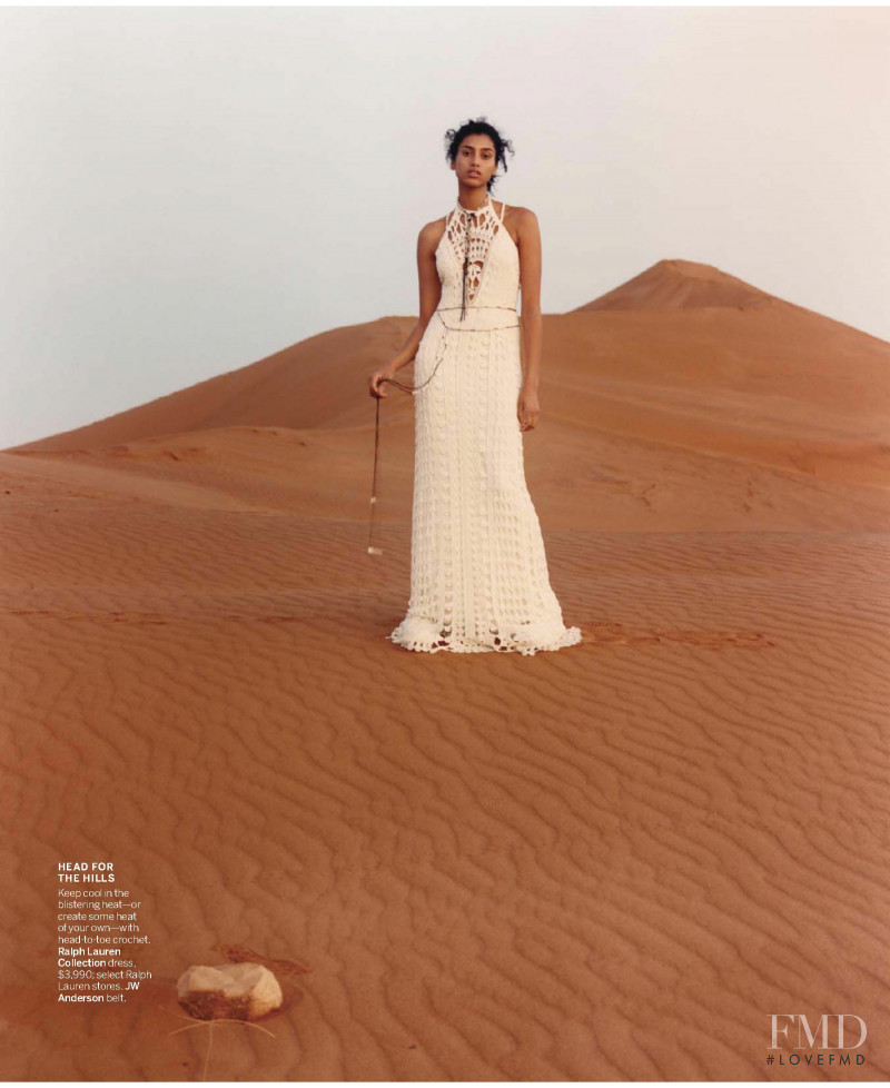 Imaan Hammam featured in No Limits, March 2018