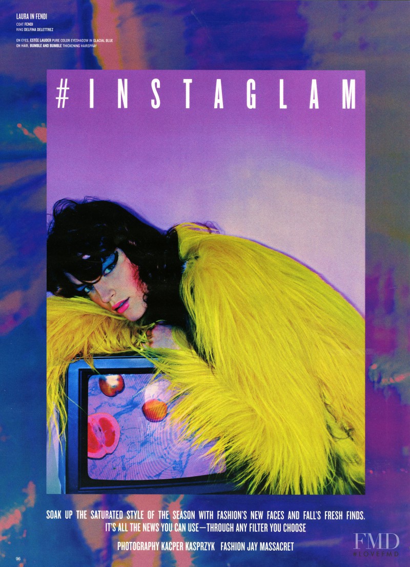 Laura Kampman featured in  InstaGlam, September 2012