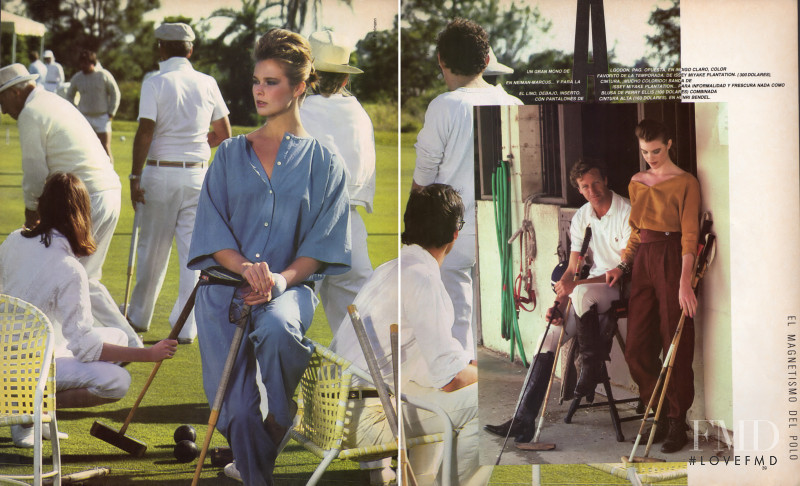 Jacki Adams featured in Palm Beach, August 1983