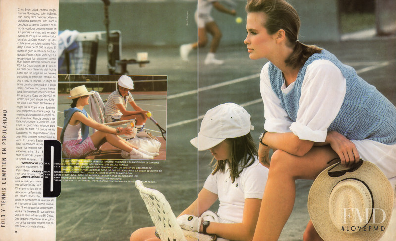Jacki Adams featured in Palm Beach, August 1983