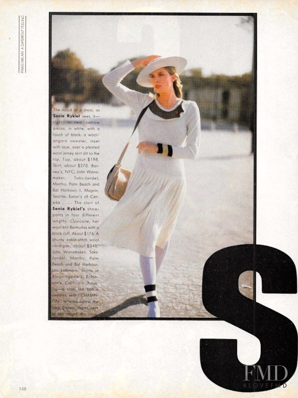 Anette Stai featured in Paris/Milan: Suddenly, Everything Feels Different, January 1982