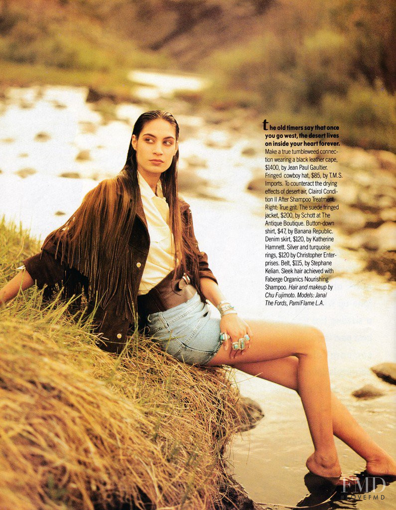 Jana Rajlich featured in Big city cowgirl, September 1988