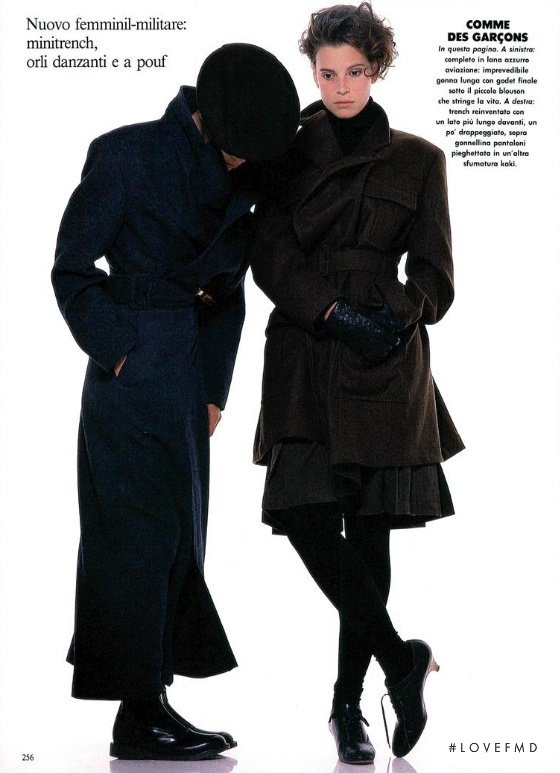Jana Rajlich featured in Itinerario a tappe nel labirinto delle mode, July 1987