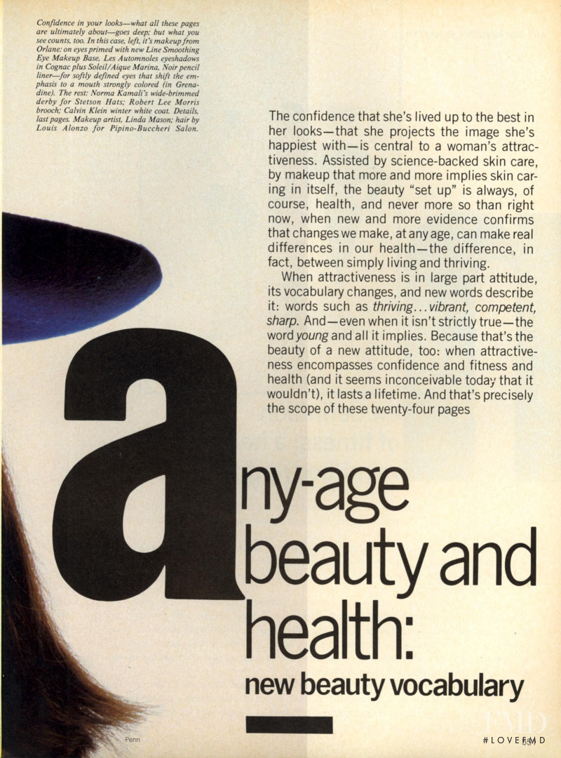 Any-Age: Beauty , October 1983