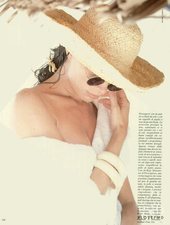 Jana Rajlich featured in Le strategie del dopo, June 1988