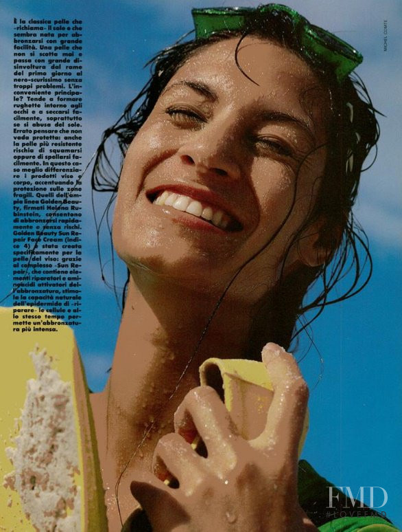 Jana Rajlich featured in Al Sole, June 1988