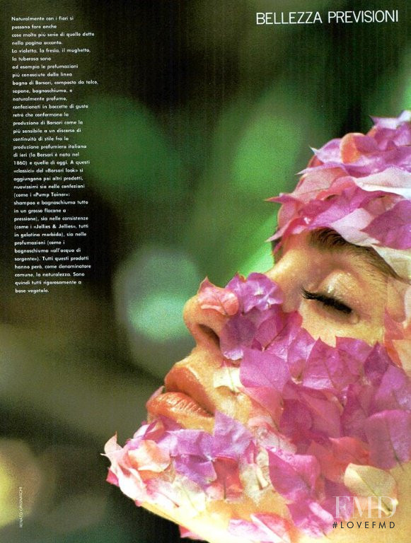 Jacki Adams featured in la donna e\' in fiore, June 1982
