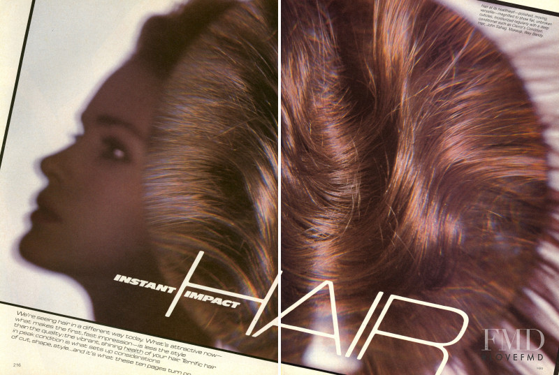 Jacki Adams featured in Instant Hair Impact, July 1982