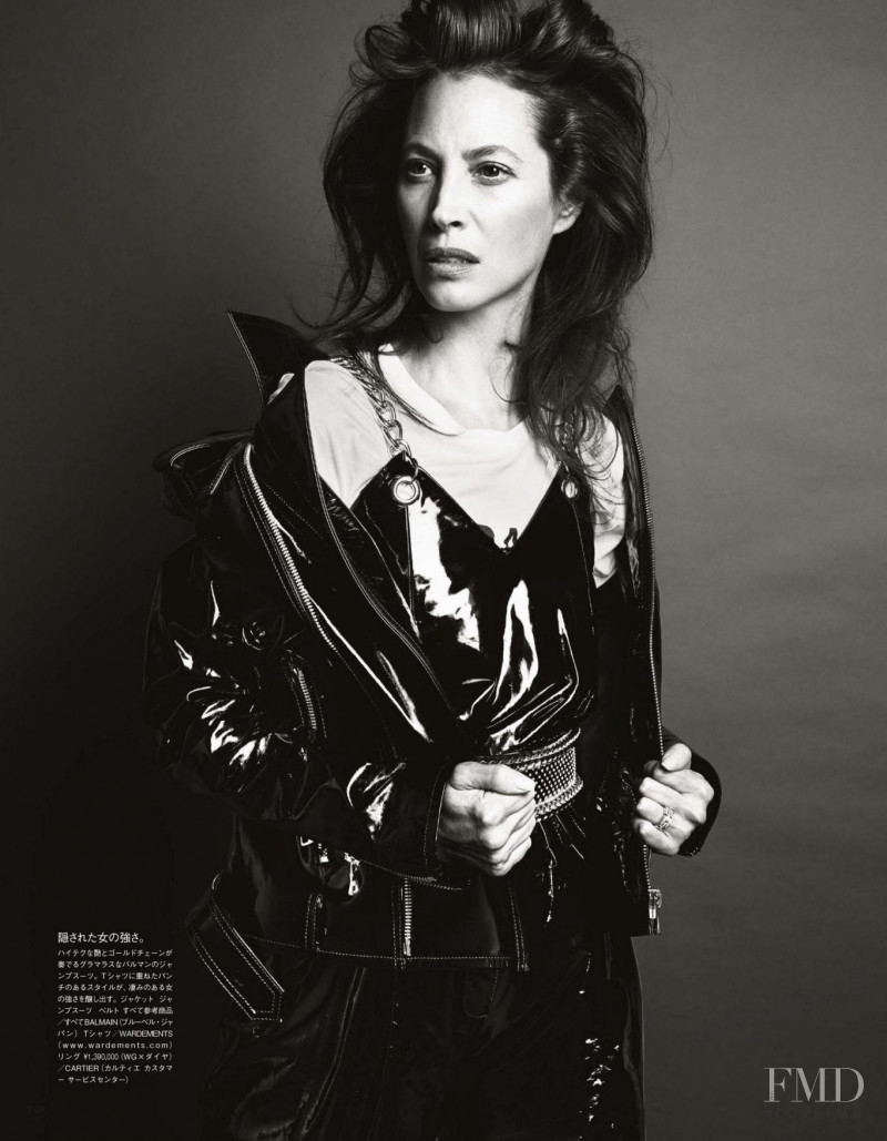 Christy Turlington featured in The Soul of Christy, April 2018
