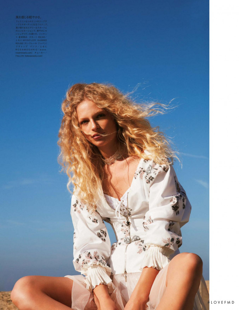 Frederikke Sofie Falbe-Hansen featured in Princess on the Beach, April 2018