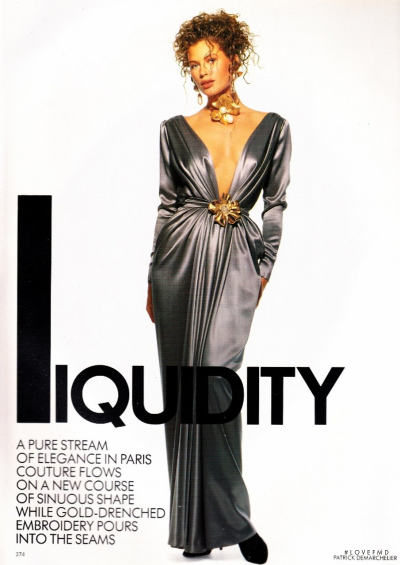 Carre Otis featured in Liquidity, October 1988