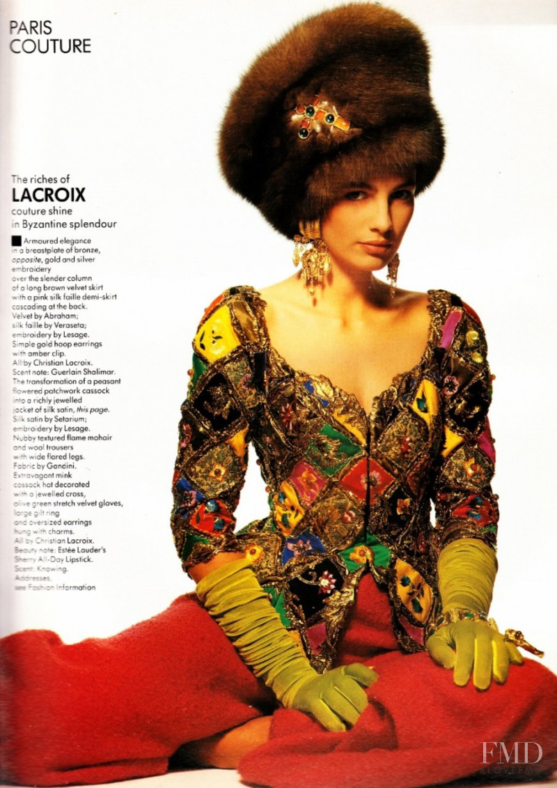 Kara Young featured in Liquidity, October 1988