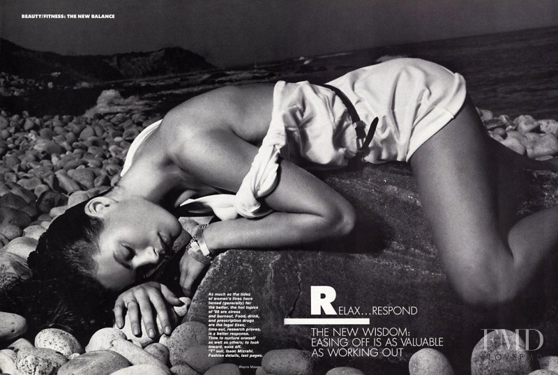 Carre Otis featured in Adventures In Beauty, October 1988