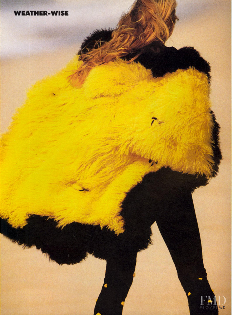 Carre Otis featured in Weather-Wise, October 1988
