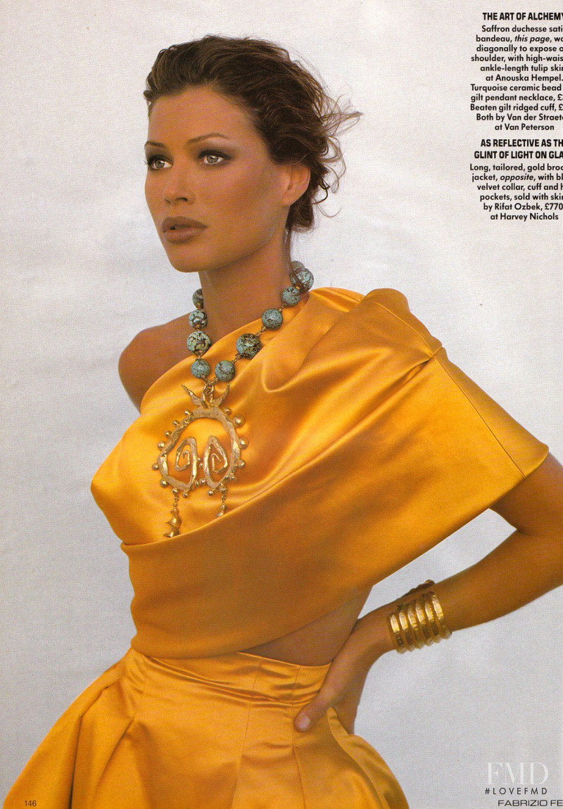 Carre Otis featured in Vogue\'s Eye View, November 1992