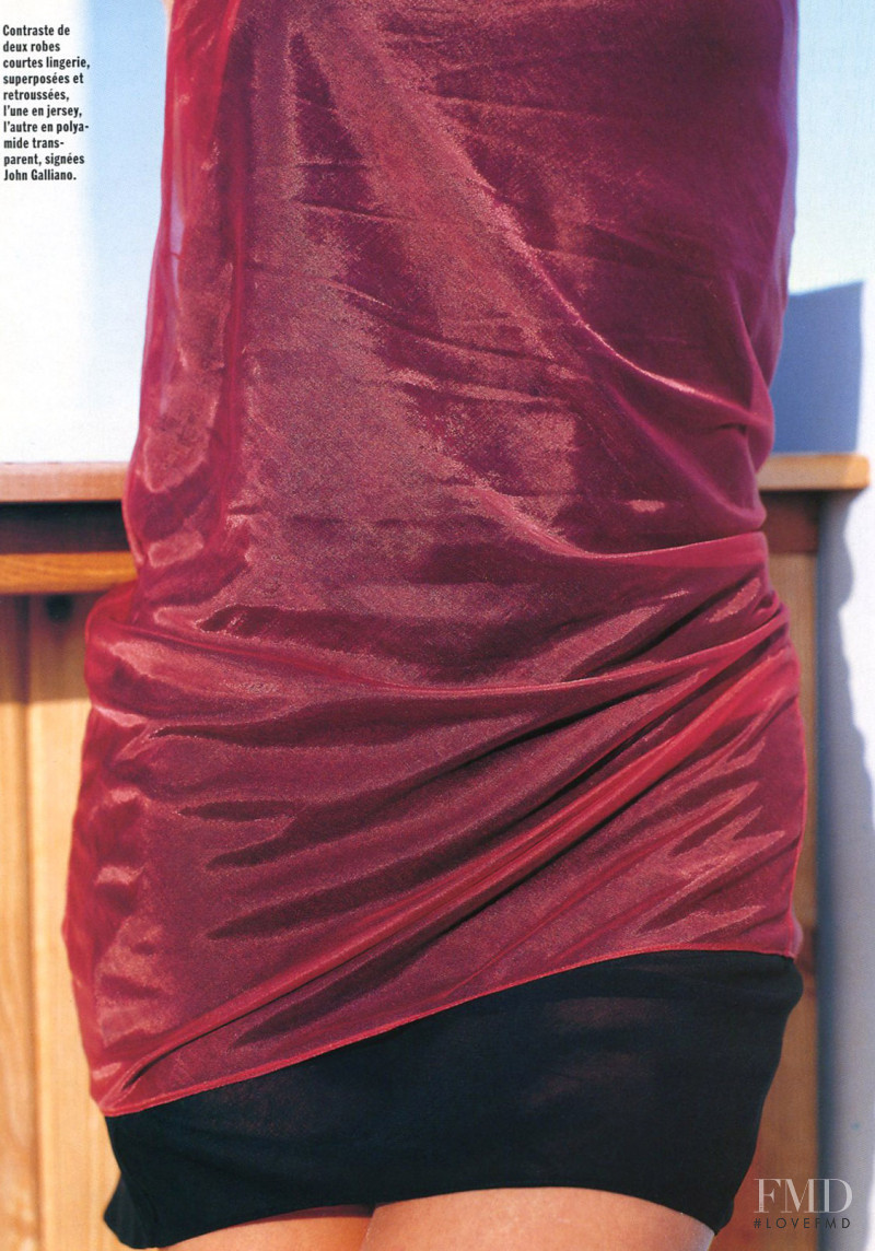 Carre Otis featured in Carrement Belle, April 1991