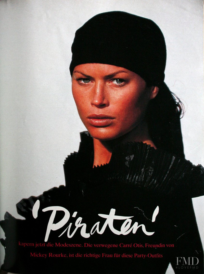 Carre Otis featured in Piraten, January 1993