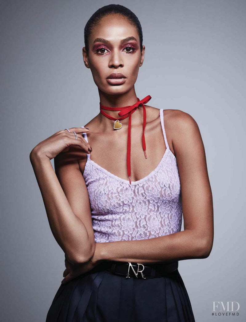 Joan Smalls featured in French Kiss, February 2018