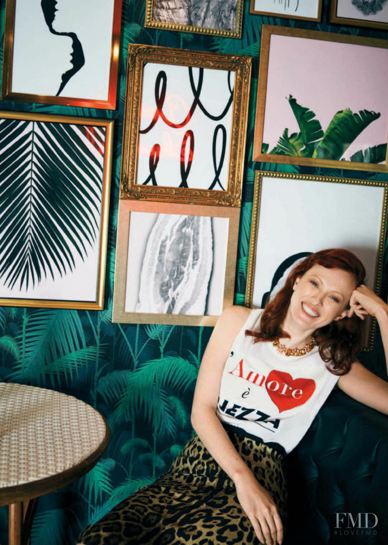 Karen Elson featured in Code Red, February 2018