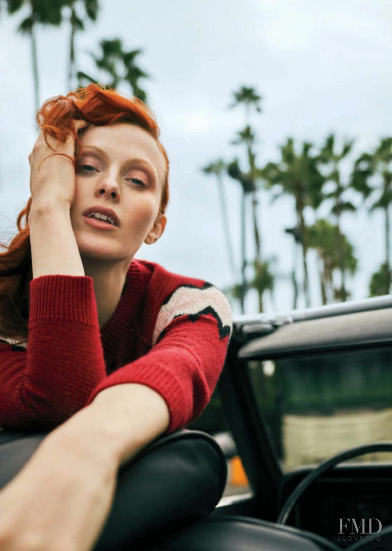 Karen Elson featured in Code Red, February 2018