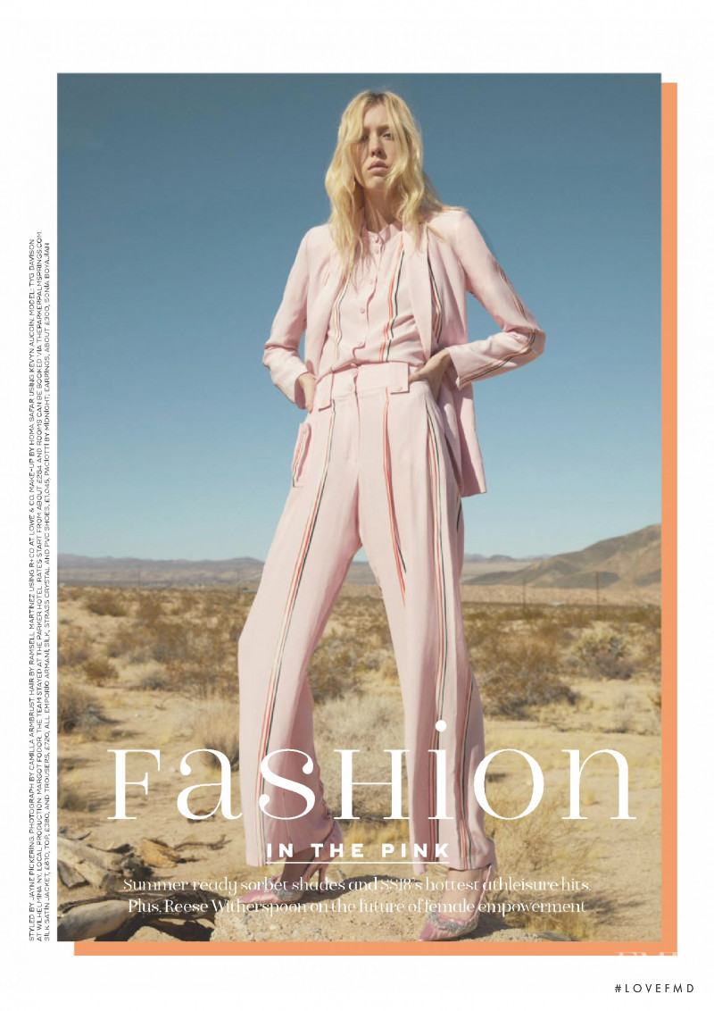 Tyg Davison featured in In The Pink, April 2018