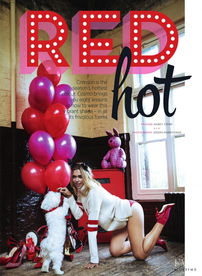 Sandra Kubicka featured in Red Hot, August 2014