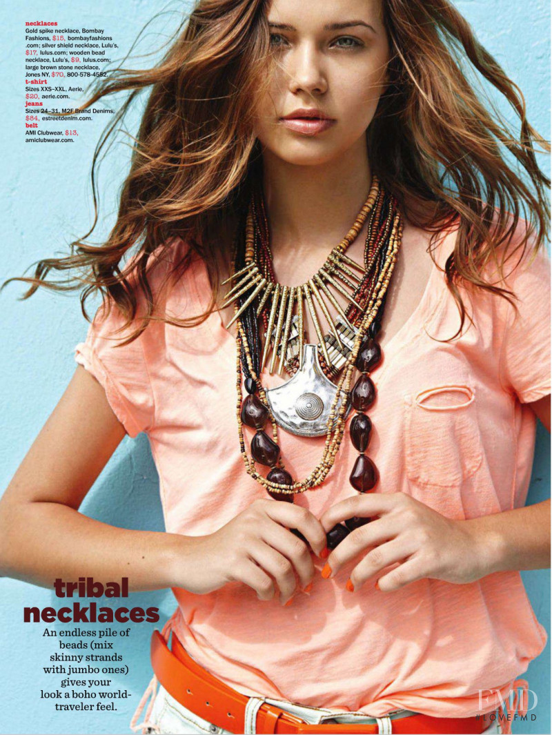 Sandra Kubicka featured in Mismatched Bikini, March 2011