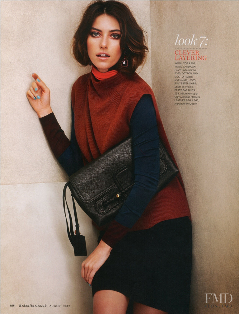 Nadejda Savcova featured in Your Autumn Look in Ten, August 2012