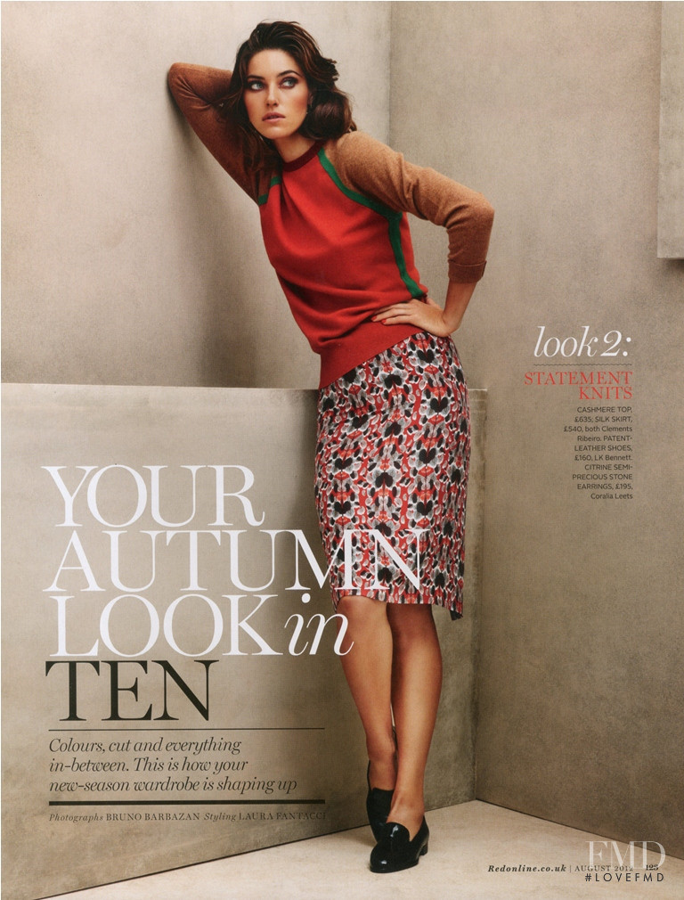 Nadejda Savcova featured in Your Autumn Look in Ten, August 2012