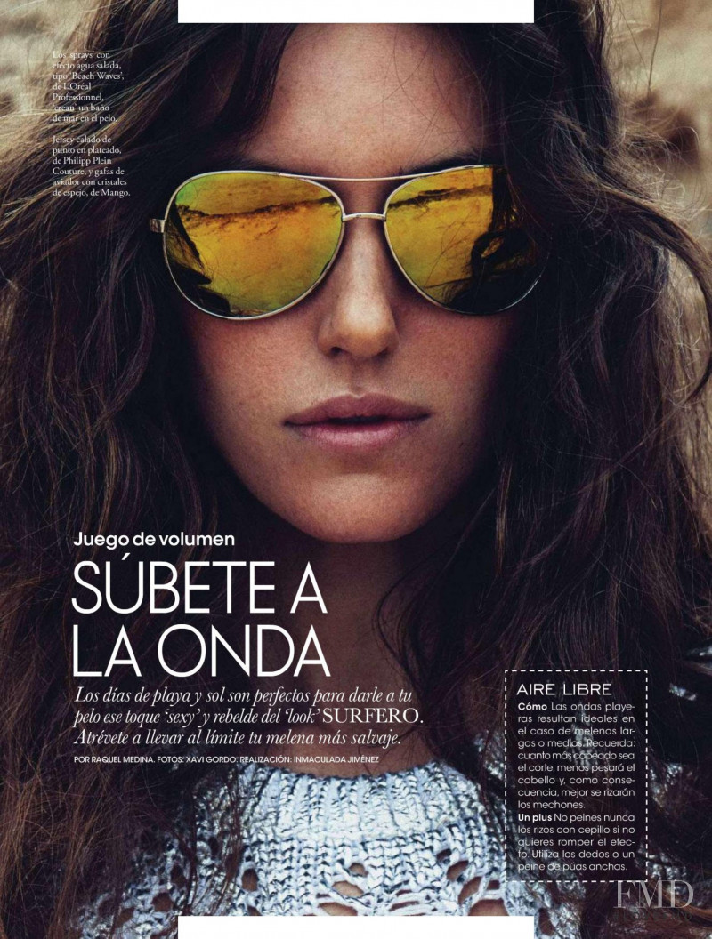 Nadejda Savcova featured in Subete A La Onda, June 2014