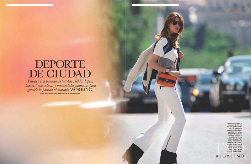 Nadejda Savcova featured in Deporte De Ciudad, May 2011