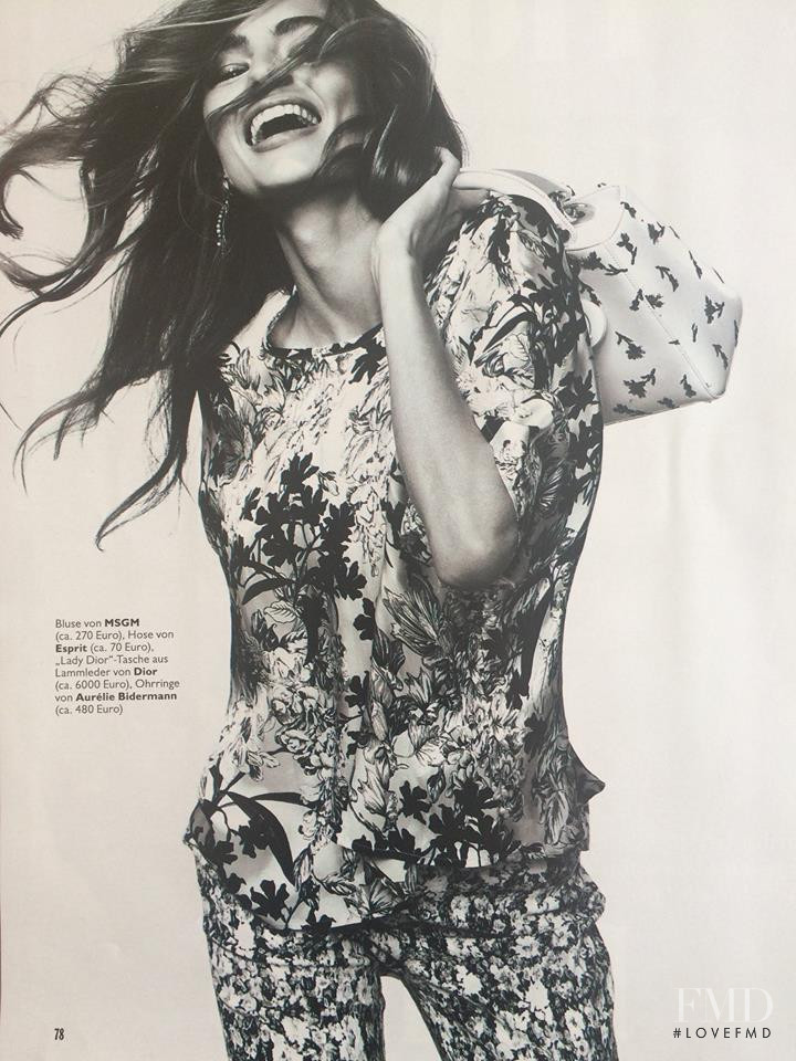 Anna Mila Guyenz featured in Flower Bomb, April 2015