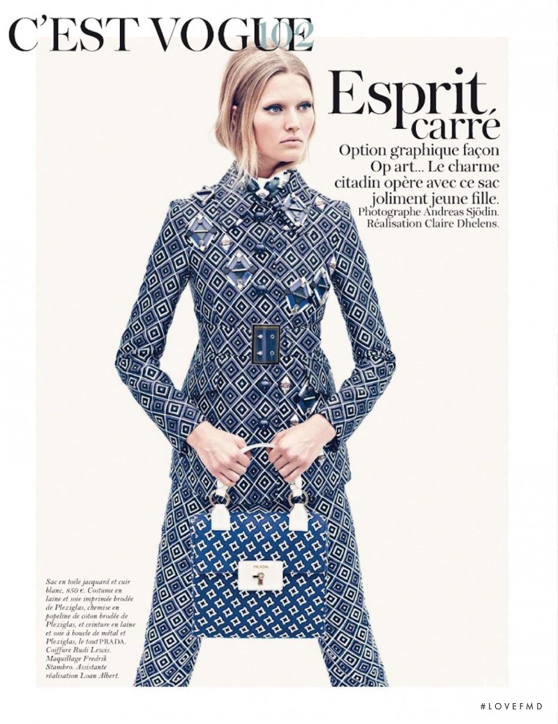 Toni Garrn featured in C\'est Vogue, August 2012