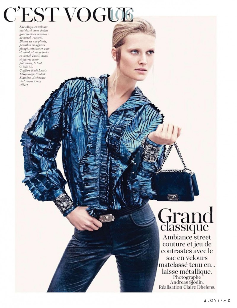 Toni Garrn featured in C\'est Vogue, August 2012