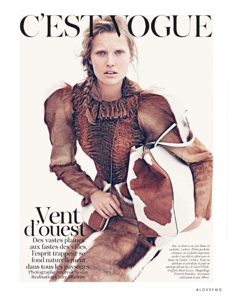 Toni Garrn featured in C\'est Vogue, August 2012