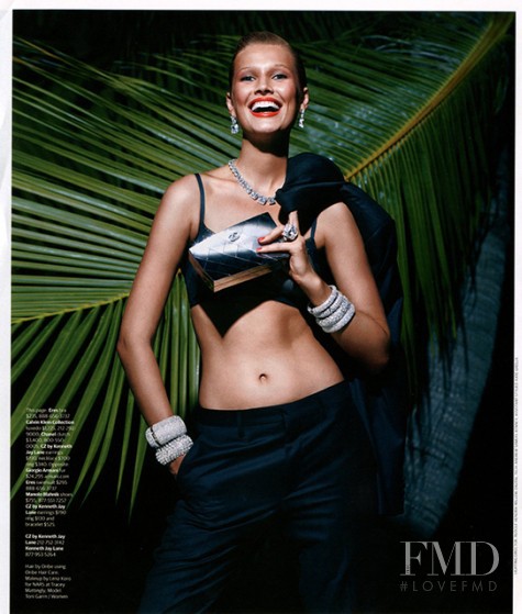 Toni Garrn featured in Swept Away, July 2012